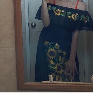 Floral Off-Shoulder Dress